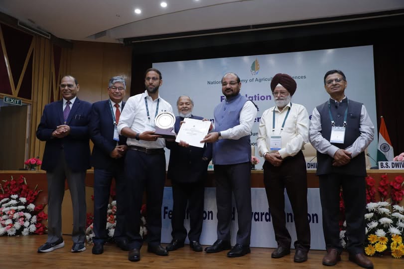 KVK Anantnag Honoured with Prestigious NAAS–Dhanuka Award
